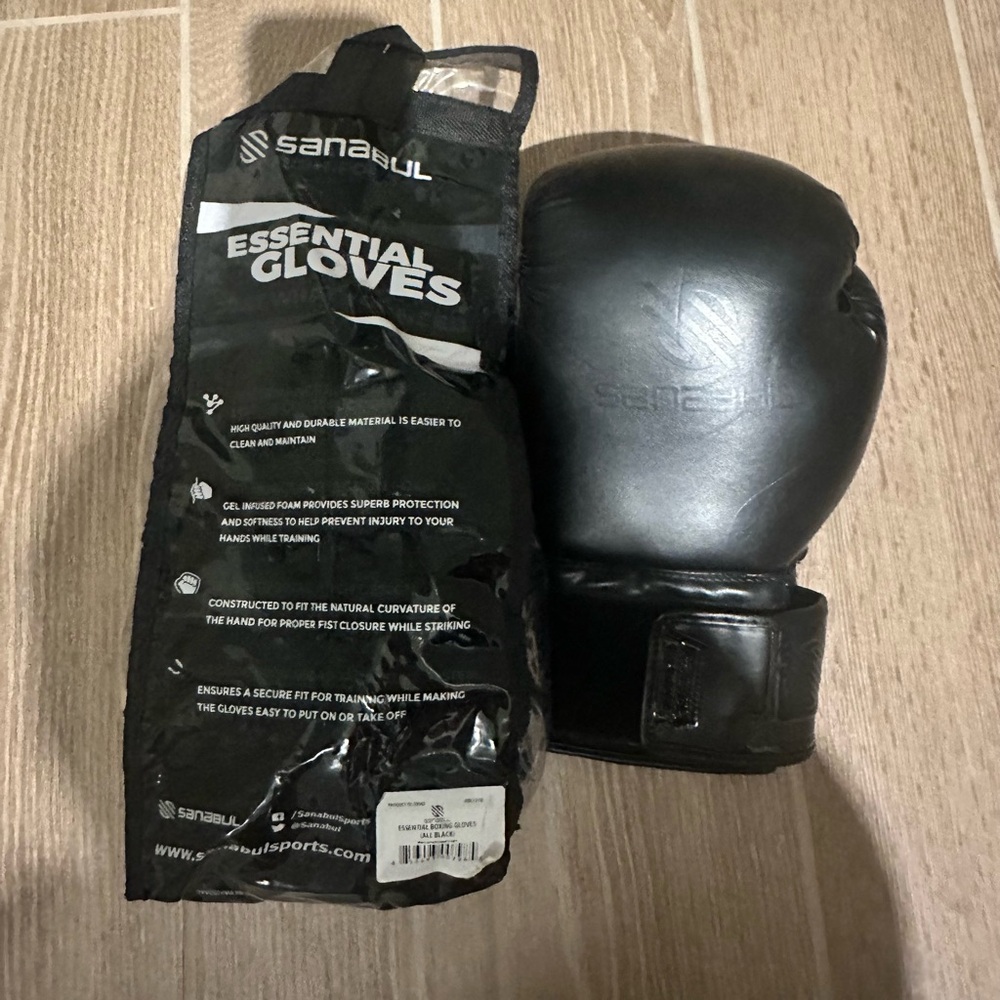 Essentials Black Boxing Gloves - image 1